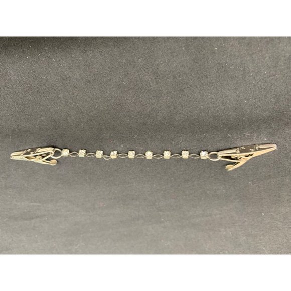 Vintage 50's Rhinestone Sweater Clip - Picture 2 of 5